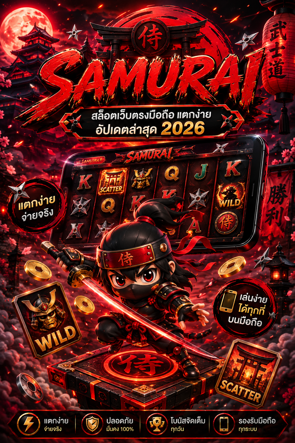 ทางเข้าเล่น samurai
